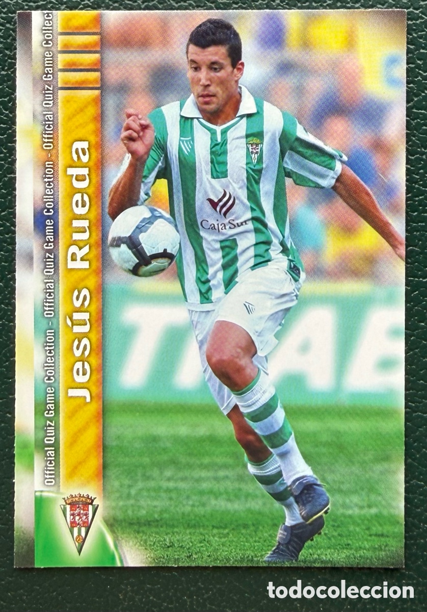 Figurine di Calcio: 978 JESUS RUEDA CORDOBA CF FICHAS ALBUM MUNDICROMO 2009 2010 09 10