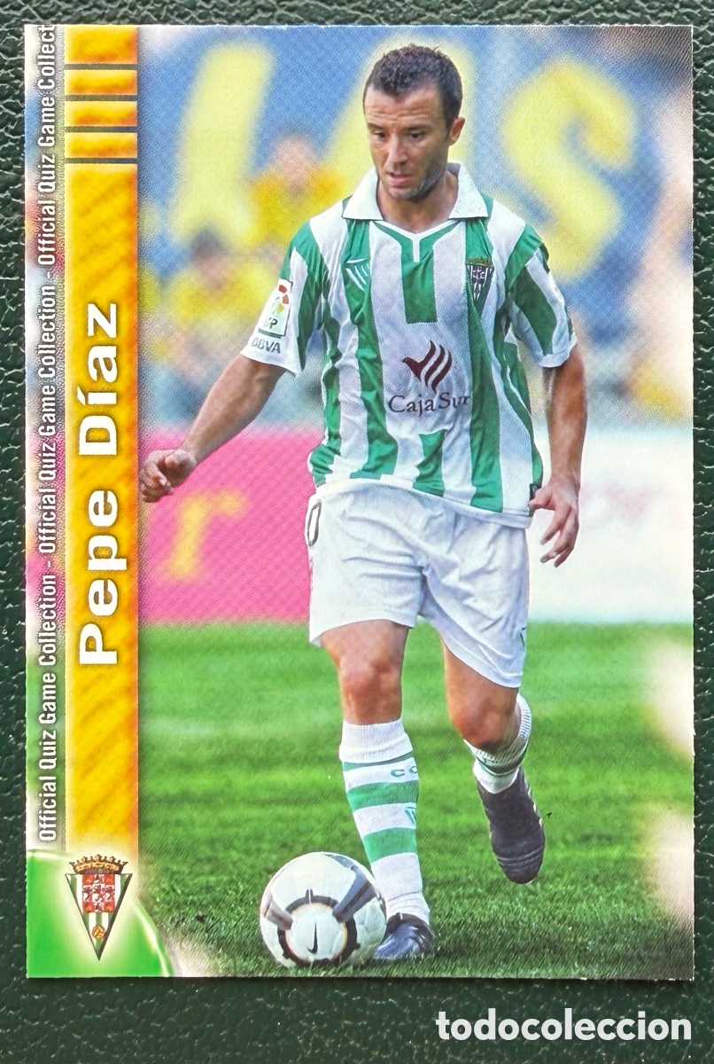 Figurine di Calcio: 979 PEPE DIAZ CORDOBA CF FICHAS ALBUM MUNDICROMO 2009 2010 09 10
