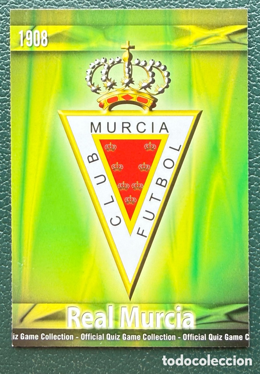 Fu&szlig;ball-Sticker: 985 ESCUDO REAL MURCIA MATE FICHAS ALBUM MUNDICROMO 2009 2010 09 10
