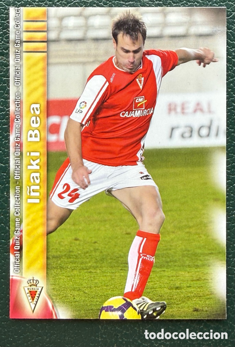 Fu&szlig;ball-Sticker: 993 I&Ntilde;AKI BEA REAL MURCIA FICHAS ALBUM MUNDICROMO 2009 2010 09 10