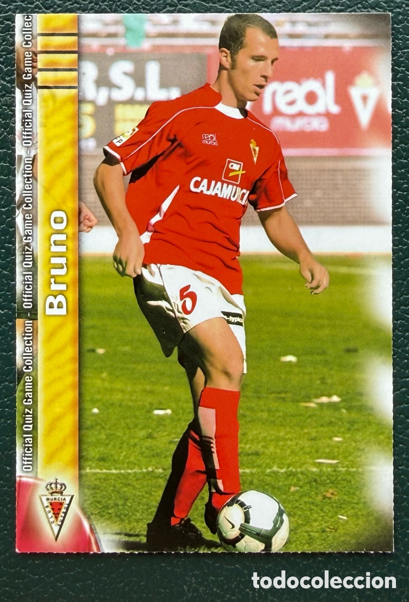 Fu&szlig;ball-Sticker: 994 BRUNO REAL MURCIA FICHAS ALBUM MUNDICROMO 2009 2010 09 10