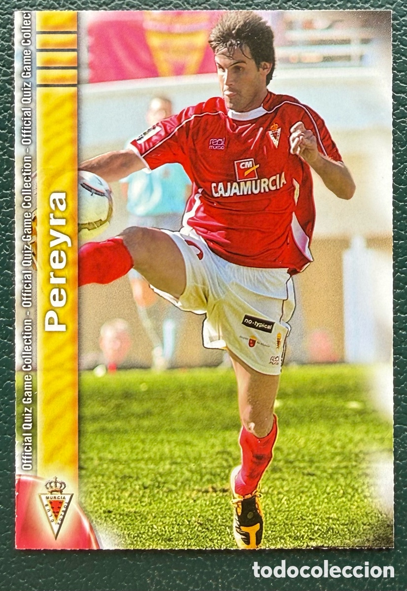 Fu&szlig;ball-Sticker: 997 PEREYRA REAL MURCIA FICHAS ALBUM MUNDICROMO 2009 2010 09 10