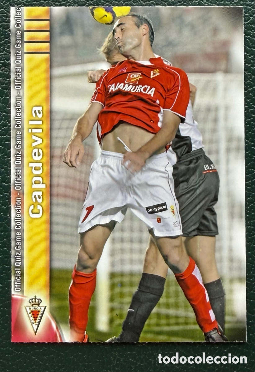 Fu&szlig;ball-Sticker: 999 CAPDEVILA REAL MURCIA FICHAS ALBUM MUNDICROMO 2009 2010 09 10
