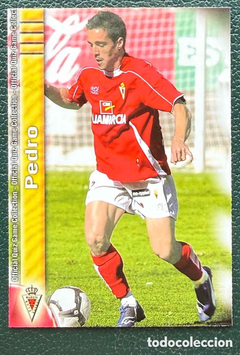 Fu&szlig;ball-Sticker: 1001 PEDRO REAL MURCIA FICHAS ALBUM MUNDICROMO 2009 2010 09 10
