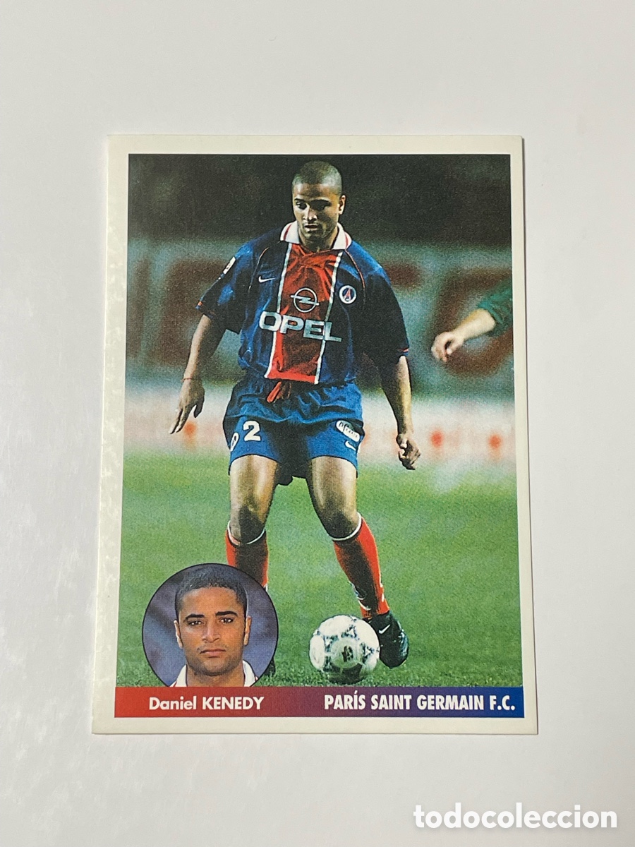 Football Stickers: Daniel Kenedy Paris Saint Germain Panini Los mejores equipos de Europa 1996/97 #202