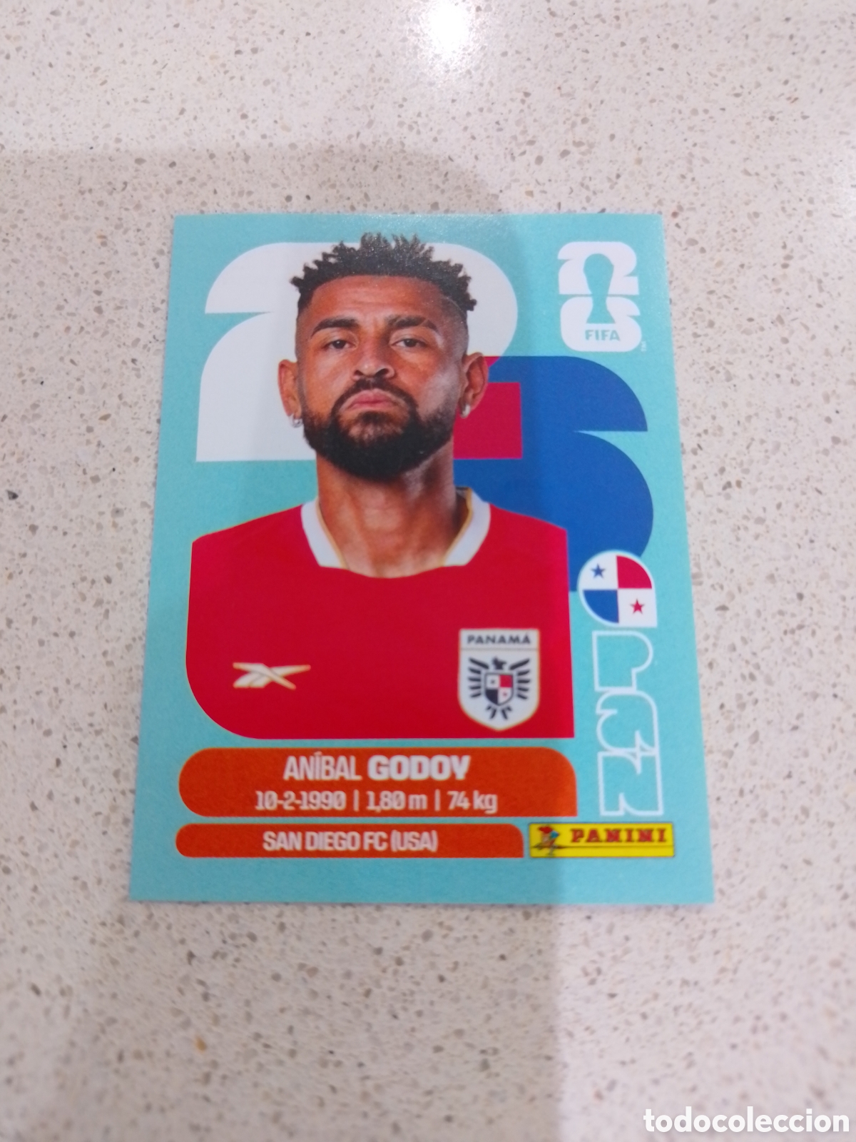 Fu&szlig;ball-Sticker: CROMO N&Uacute;MERO 11 GODOY PANAMA. MUNDIAL 2026. PANINI.