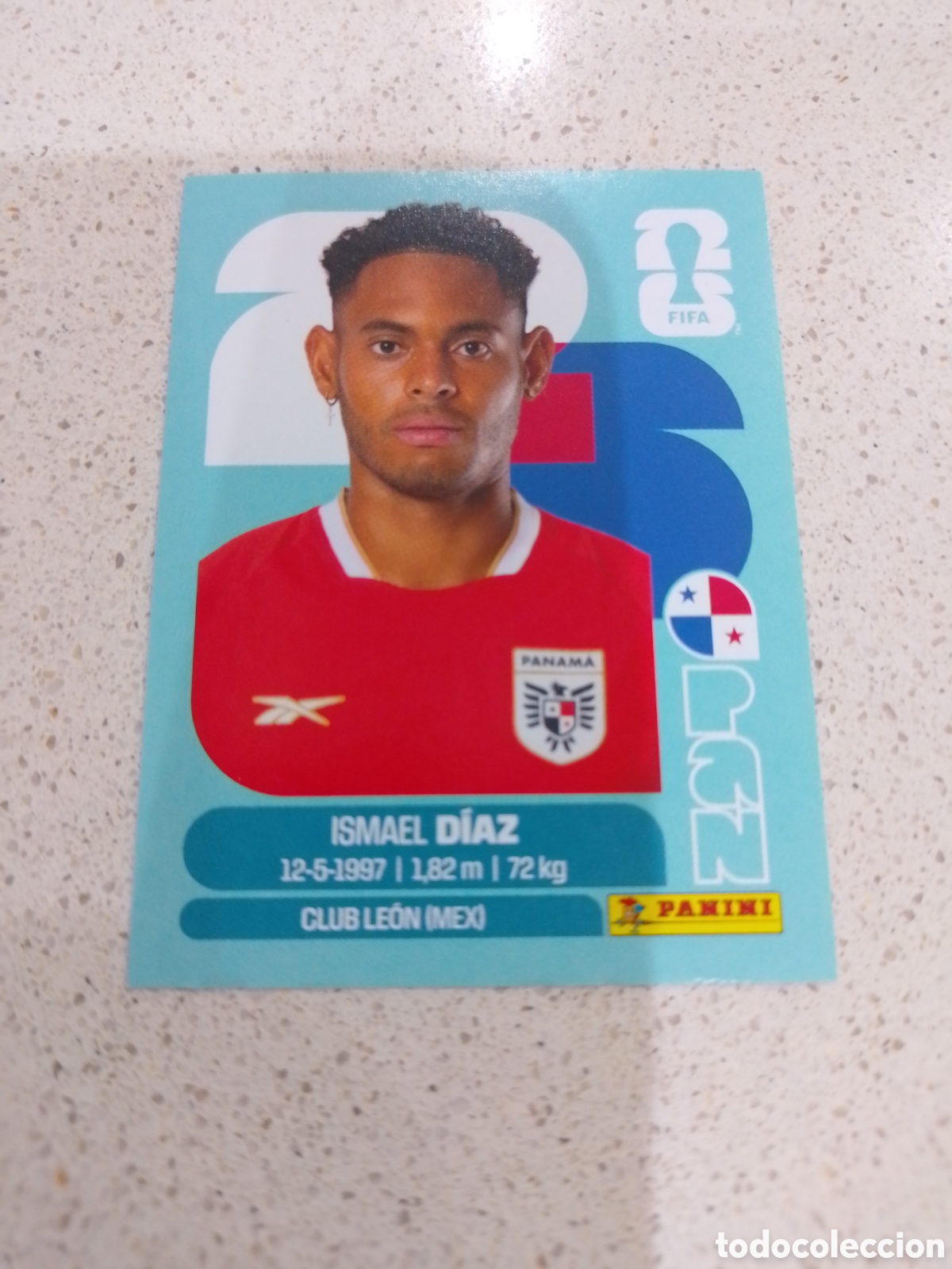 Cromos de F&uacute;tbol: CROMO N&Uacute;MERO 16 D&Iacute;AZ PANAMA. MUNDIAL 2026. PANINI.