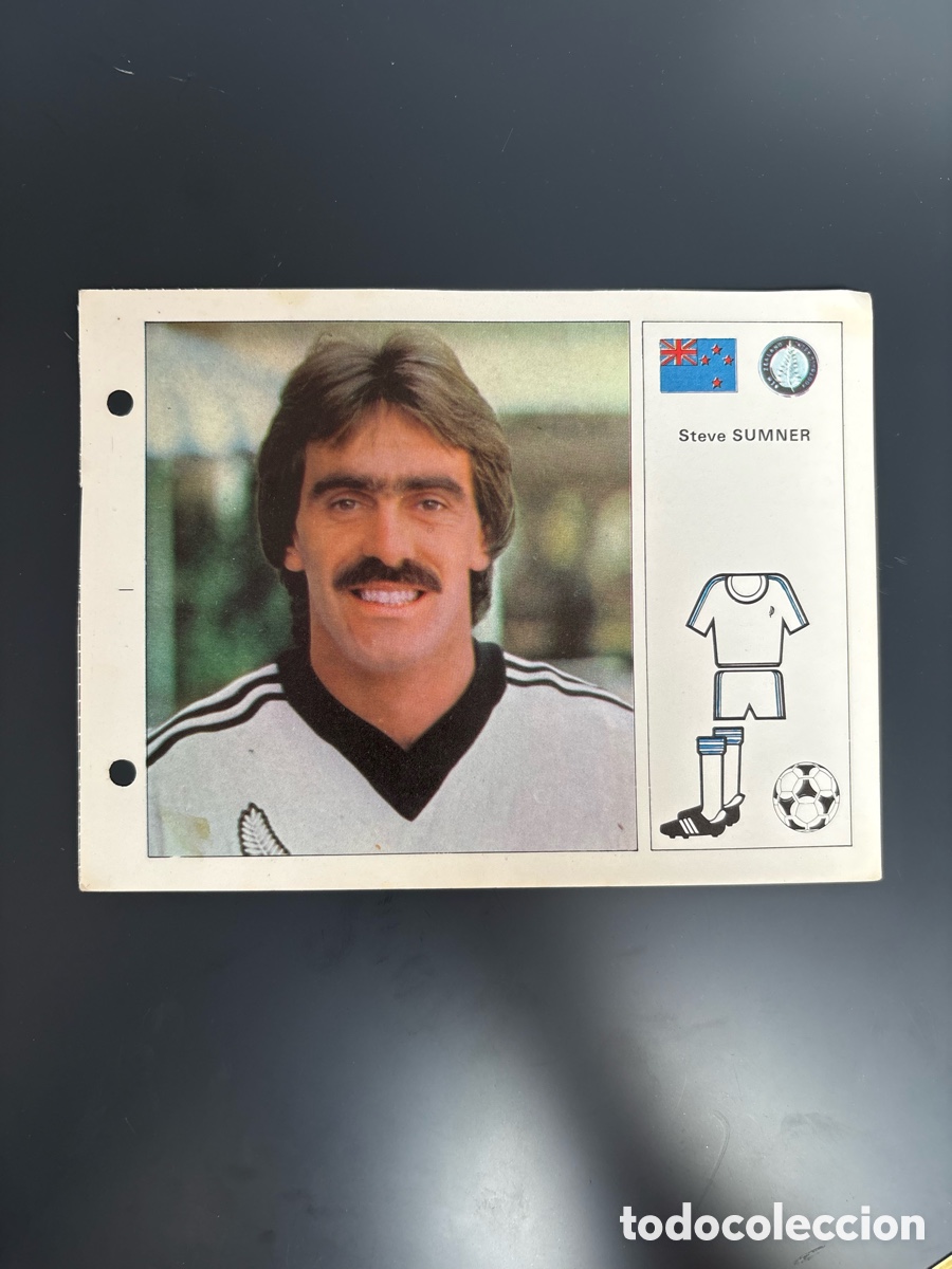 Cromos de F&uacute;tbol: SUMNER NUEVA ZELANDA 103 Ficha Cromo Estrellas del Mundial 82 1982 . 13 x 18 cm