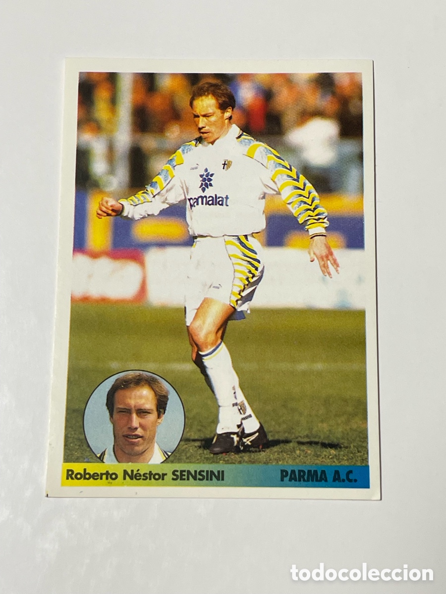 Cromos de F&uacute;tbol: Roberto Sensini Parma Panini Los mejores equipos de Europa 1996/97 #214