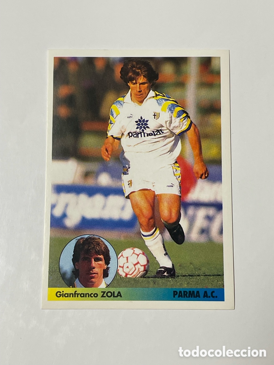 Cromos de F&uacute;tbol: Gianfranco Zola Parma Panini Los mejores equipos de Europa 1996/97 #219