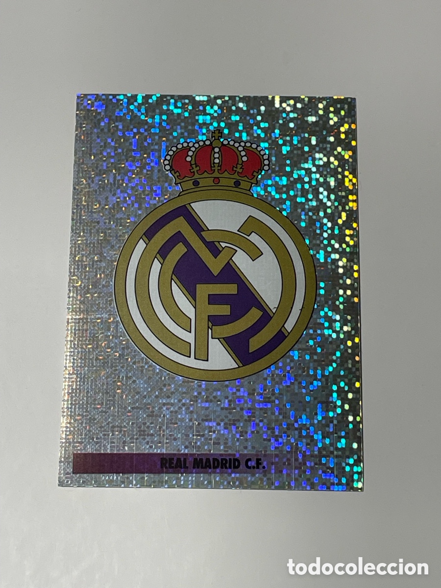 Cromos de F&uacute;tbol: Escudo Real Madrid Panini Los mejores equipos de Europa 1996/97 #222