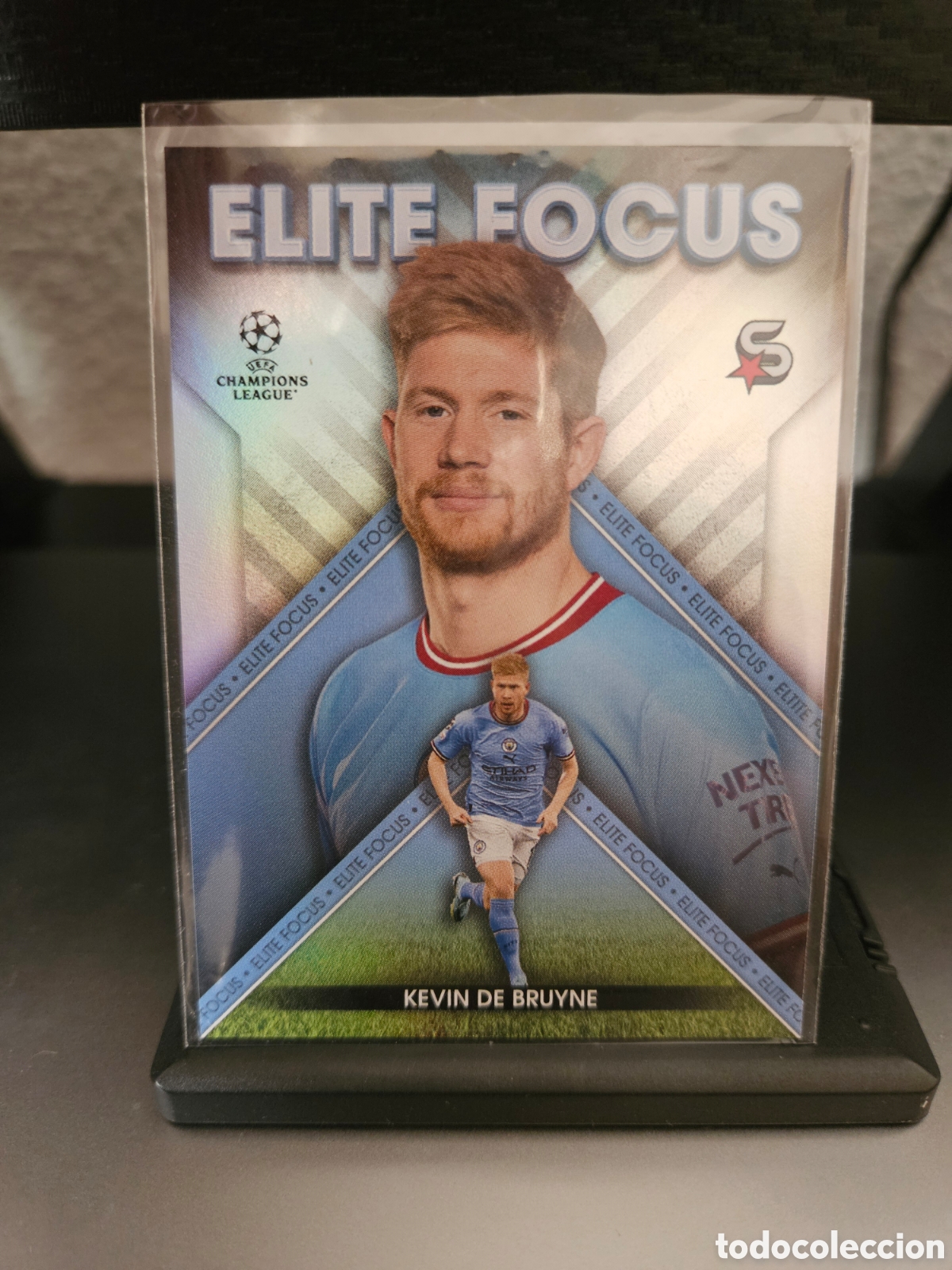 Cromos de F&uacute;tbol: Lote 5 Cartas Elite Focus Topps Superstars UEFA