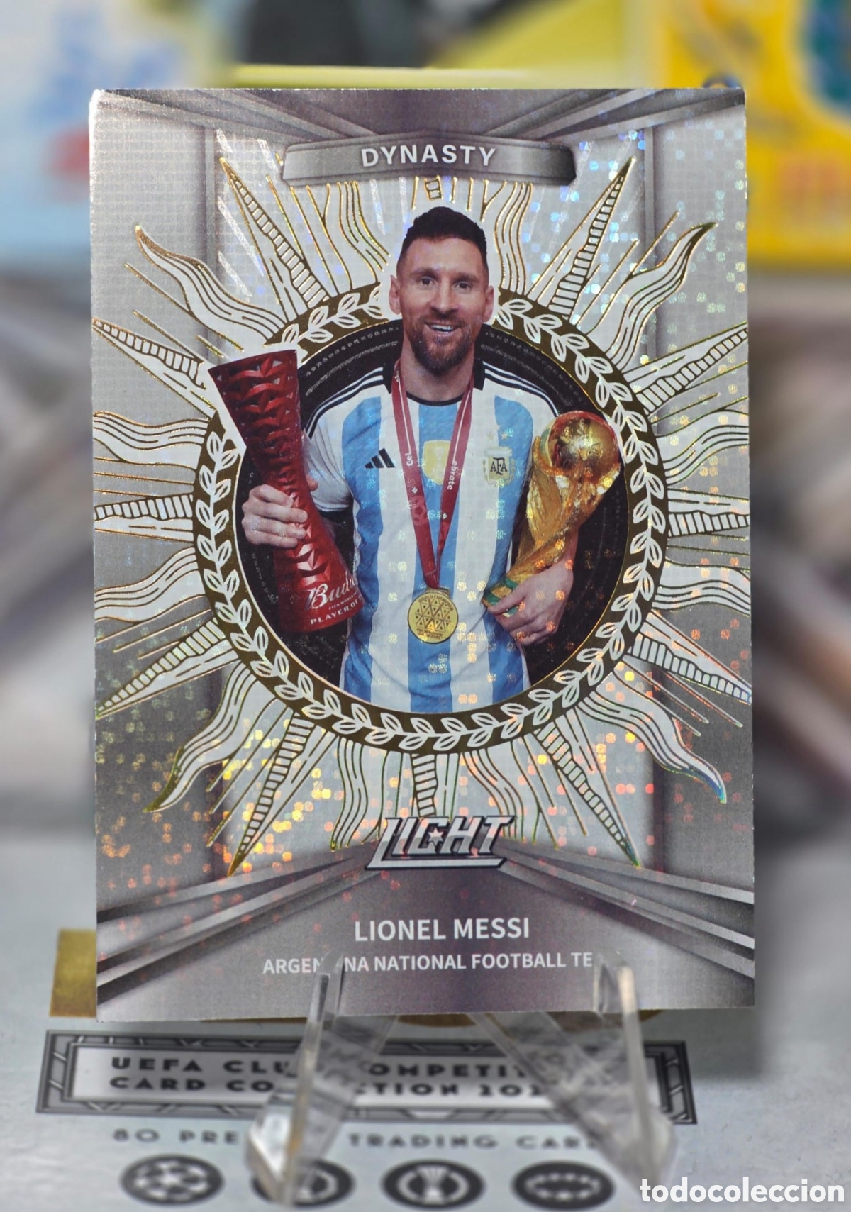 Cromos de F&uacute;tbol: Lionel Messi Dinasty Fansmall Argentina #10 2022