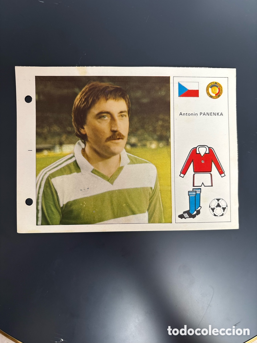Cromos de F&uacute;tbol: ICONO - ANTONIN PANENKA CHECOSLOVAQUIA 44 Ficha Cromo Estrellas del Mundial 82 1982 . 13 x 18 cm