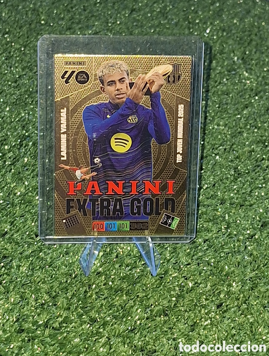 Cromos de F&uacute;tbol: Lamine Yamal Panini Extra Gold