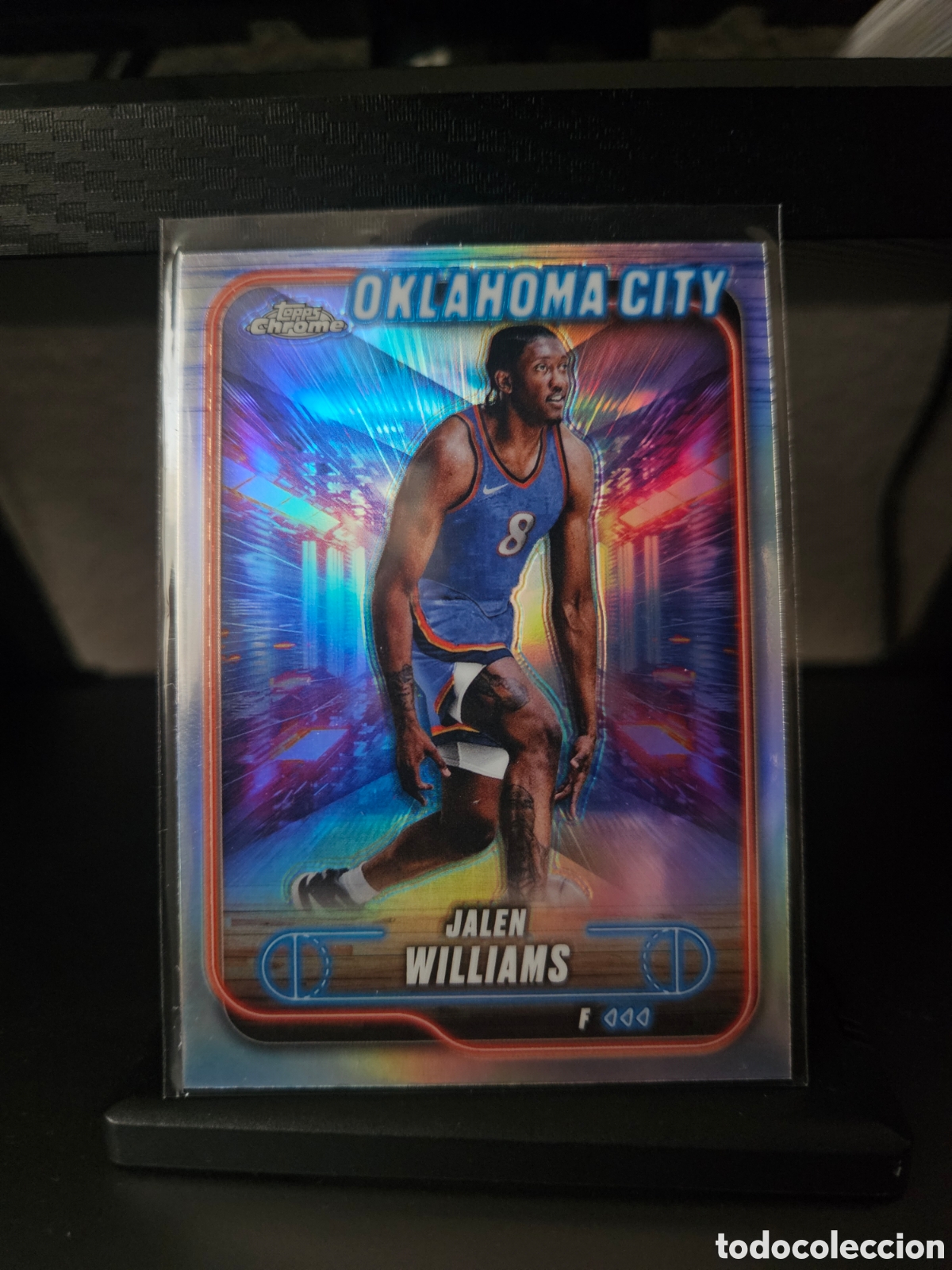 Cromos de F&uacute;tbol: Carta NBA Topps Chrome - Jalen Williams REFRACTOR