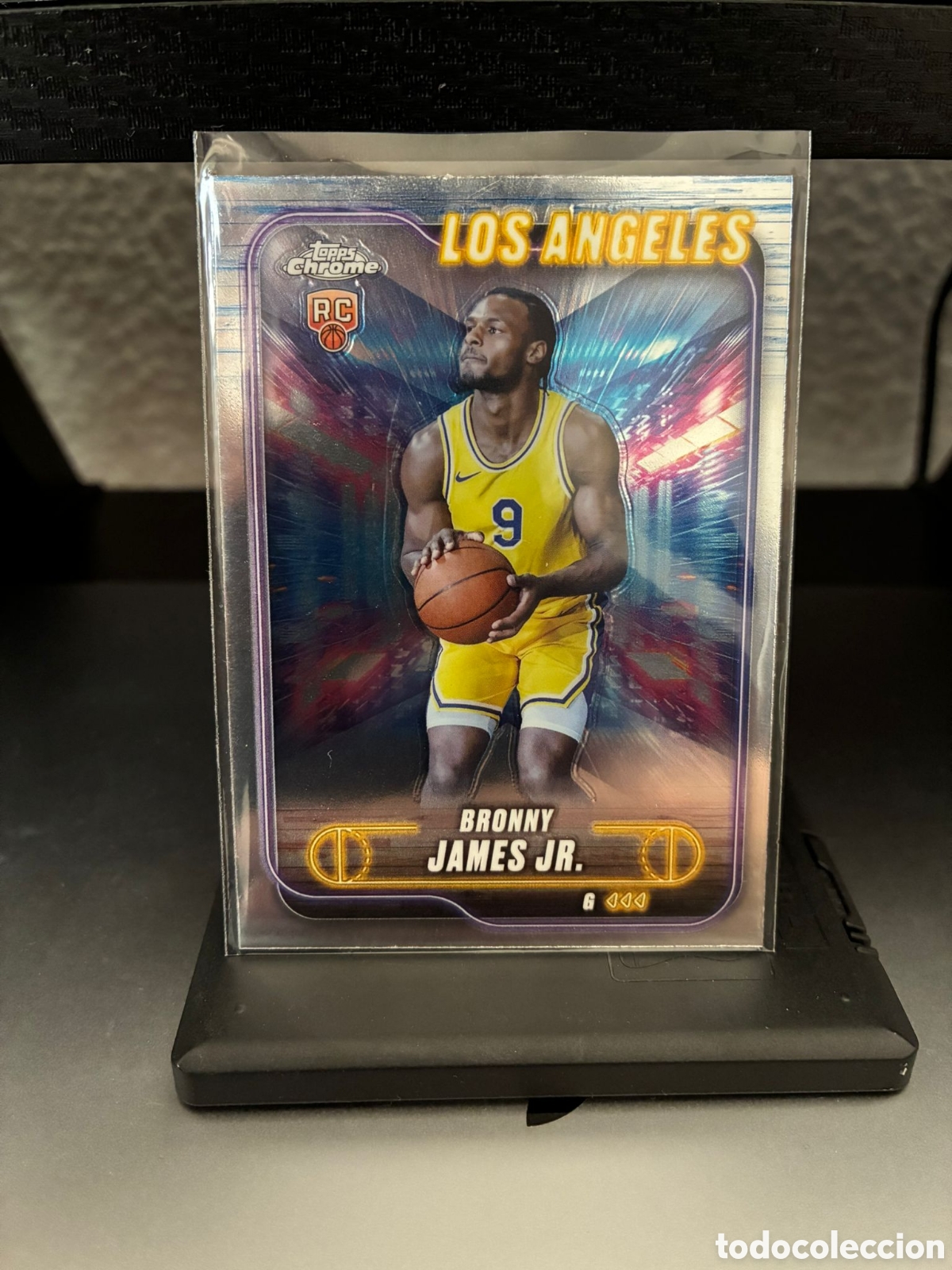 Cromos de F&uacute;tbol: Lote 4 Cartas Topps Chrome NBA Lakers.