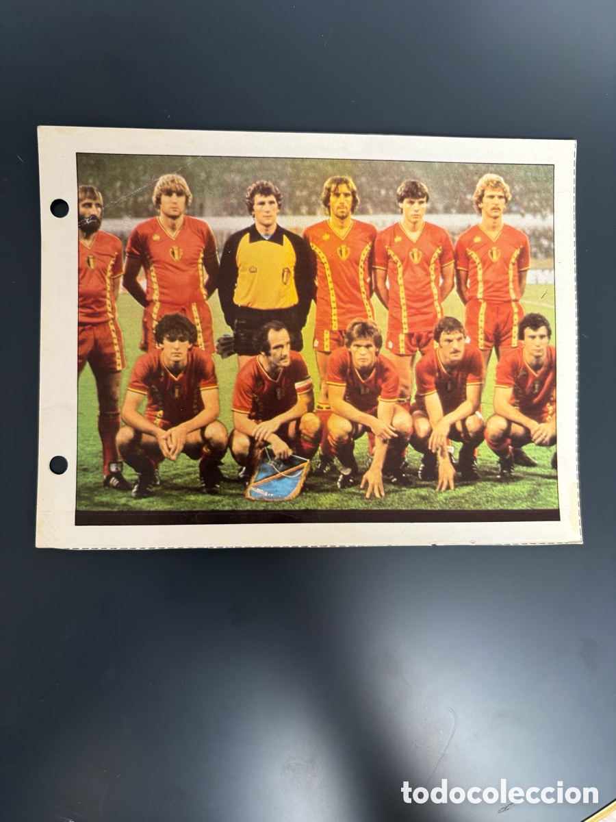 Cromos de F&uacute;tbol: SELECCI&Oacute;N B&Eacute;LGICA 27 Ficha Cromo Estrellas del Mundial 82 1982 . 13 x 18 cm