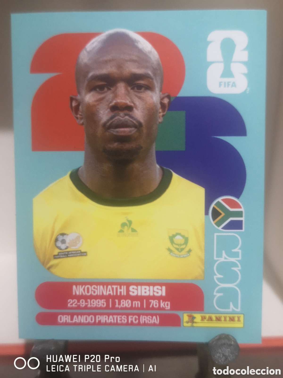 Cromos de F&uacute;tbol: FIFA WORLD CUP MUNDIAL 2026 SIBISI - RSA 10