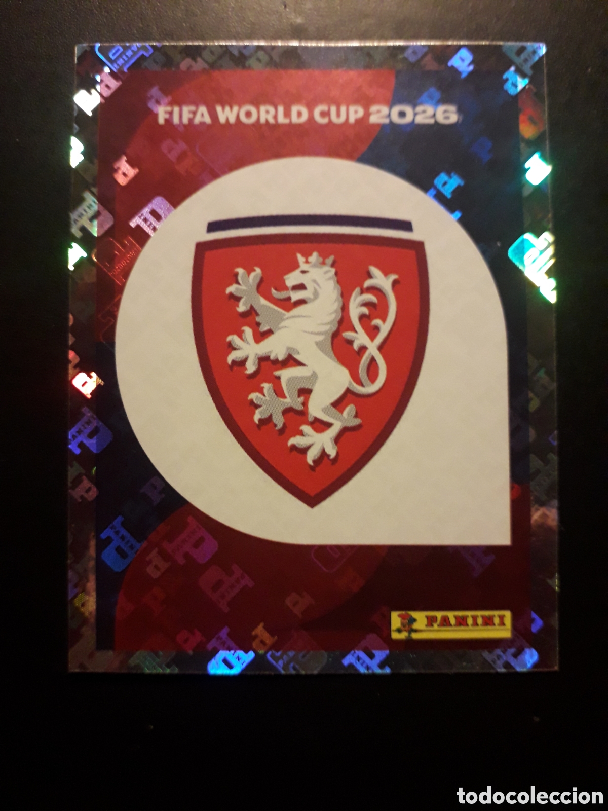 Cromos de F&uacute;tbol: ESCUDO REP CHECA/CHEQUIA CZE 1 MUNDIAL F&Uacute;TBOL 2026 FIFA WORLD CUP PANINI SIN PEGAR PEDIDO M&Iacute;NIMO 3&euro;.