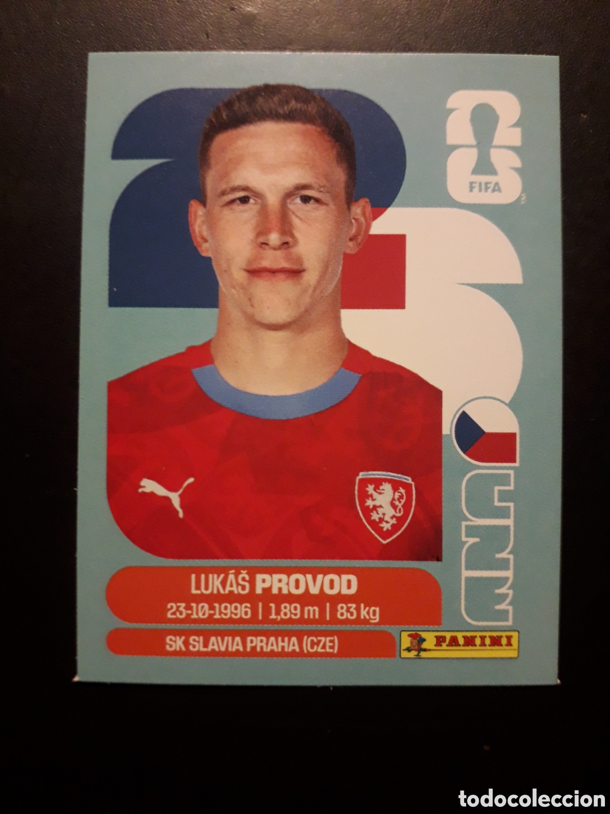 Cromos de F&uacute;tbol: PROVOD REP CHECA/CHEQUIA CZE 10 MUNDIAL F&Uacute;TBOL 2026 FIFA WORLD CUP PANINI SIN PEGAR PEDIDO M&Iacute;NIMO 3&euro;
