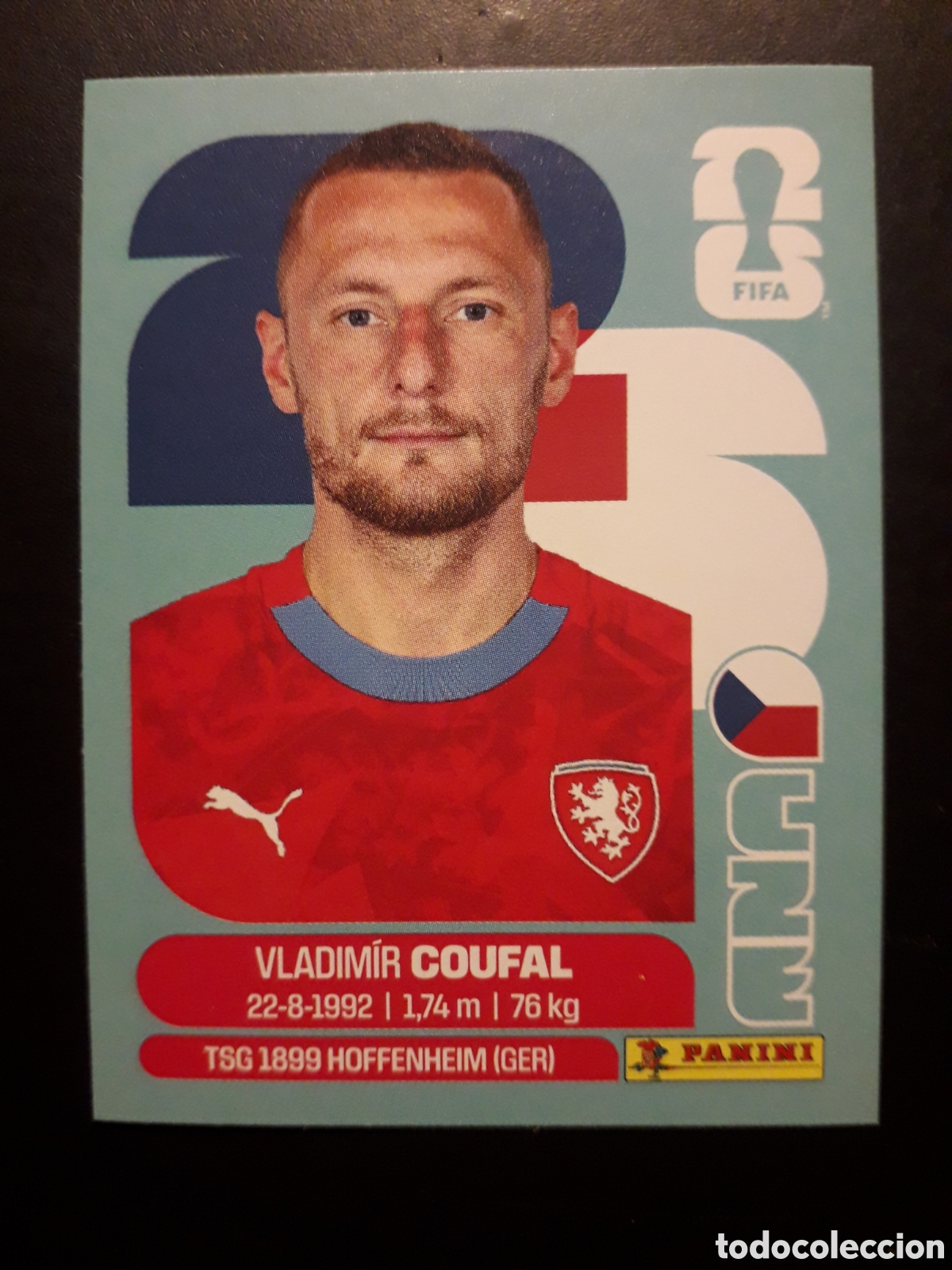 Cromos de F&uacute;tbol: COUFAL REP CHECA/CHEQUIA CZE 5 MUNDIAL F&Uacute;TBOL 2026 FIFA WORLD CUP PANINI SIN PEGAR PEDIDO M&Iacute;NIMO 3&euro;.