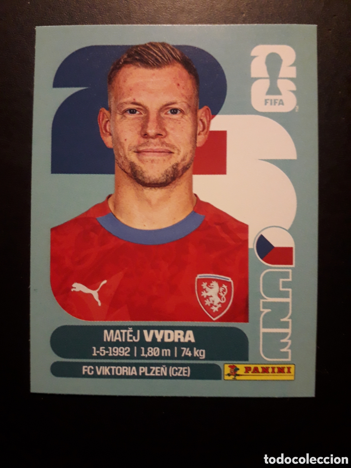 Football Stickers: VYDRA REP CHECA/CHEQUIA CZE 15 MUNDIAL F&Uacute;TBOL 2026 FIFA WORLD CUP PANINI SIN PEGAR PEDIDO M&Iacute;NIMO 3&euro;.