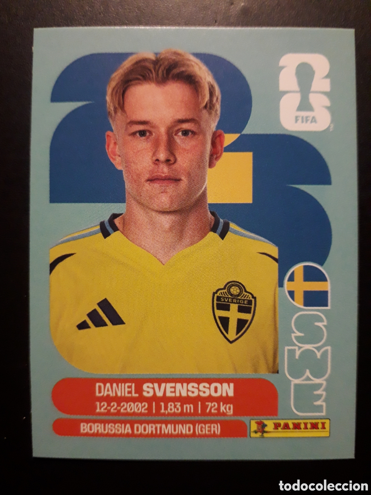 Cromos de F&uacute;tbol: DANIEL SVENSSON SUECIA SWE 14 MUNDIAL F&Uacute;TBOL 2026 FIFA WORLD CUP PANINI SIN PEGAR PEDIDO M&Iacute;NIMO 3&euro;.