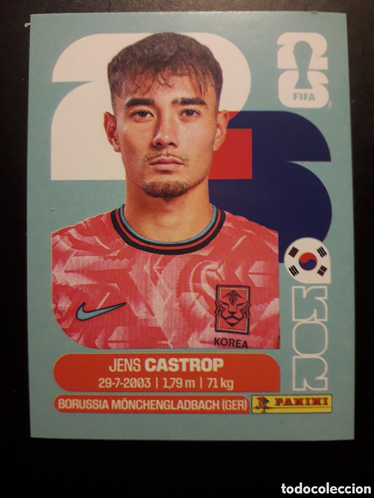 Cromos de F&uacute;tbol: CASTROP COREA DEL SUR KOR 15 MUNDIAL F&Uacute;TBOL 2026 FIFA WORLD CUP PANINI SIN PEGAR PEDIDO M&Iacute;NIMO 3&euro;