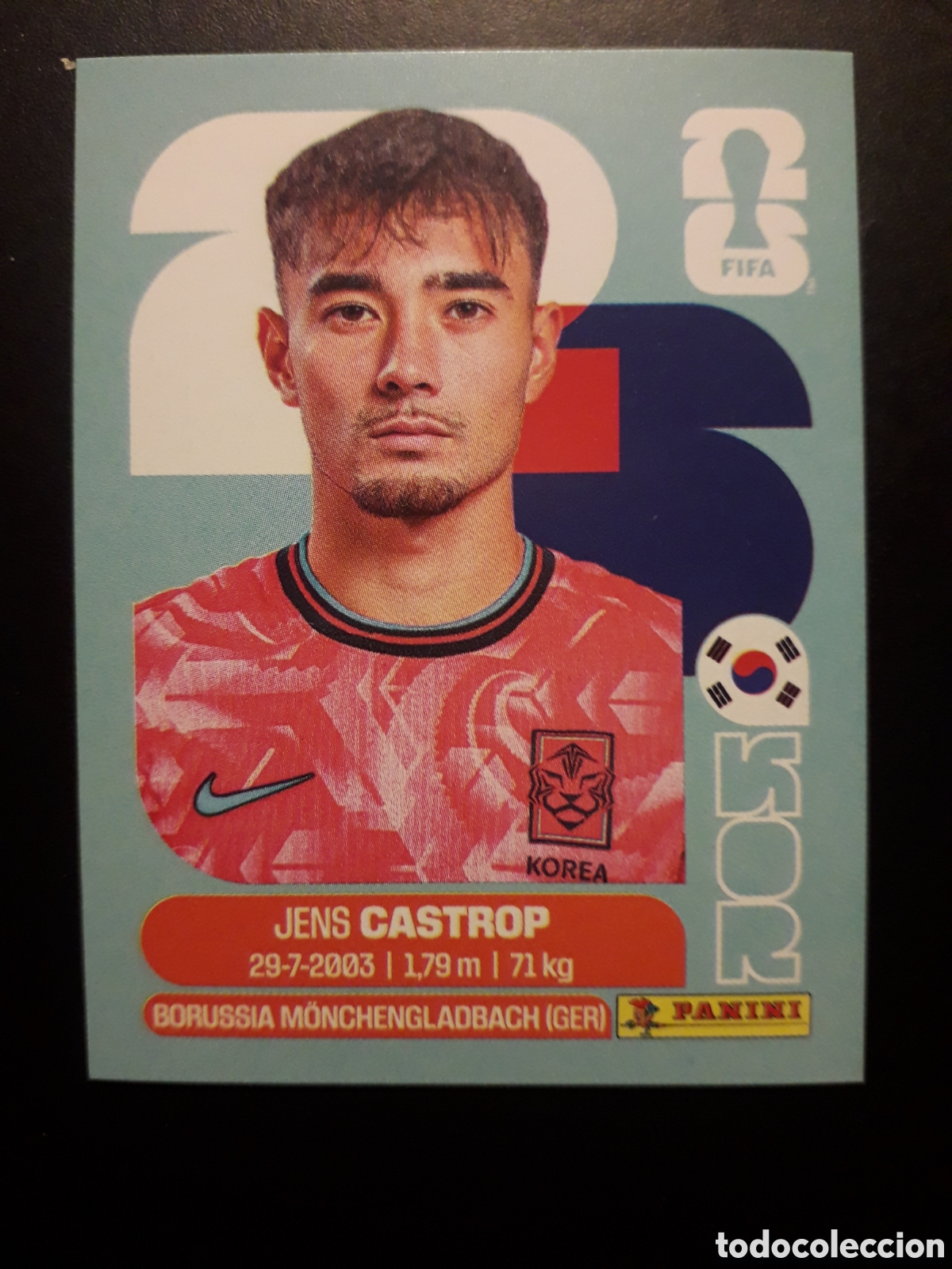 Cromos de F&uacute;tbol: CASTROP COREA DEL SUR KOR 15 MUNDIAL F&Uacute;TBOL 2026 FIFA WORLD CUP PANINI SIN PEGAR PEDIDO M&Iacute;NIMO 3&euro;