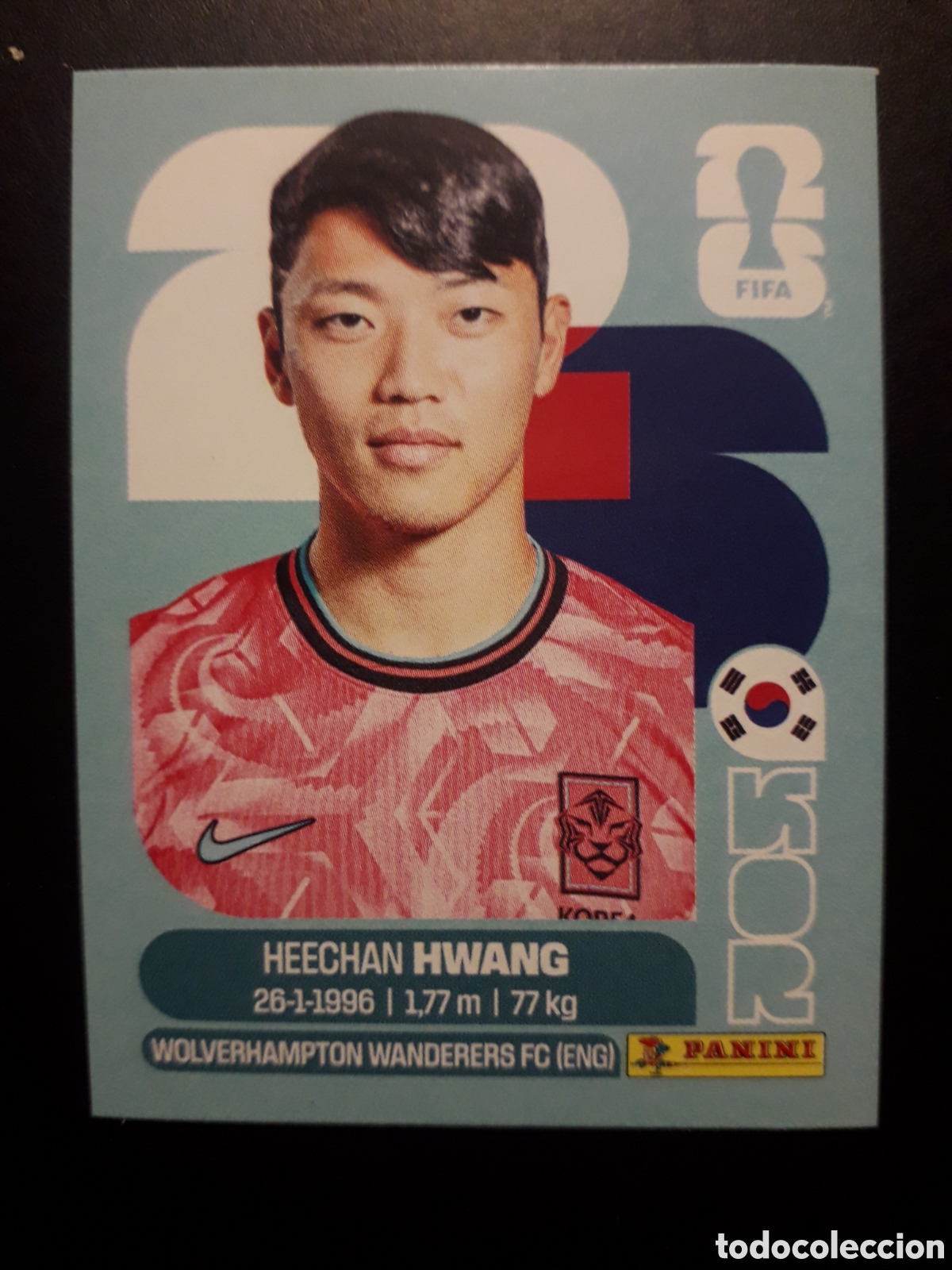Cromos de F&uacute;tbol: HWANG COREA DEL SUR KOR 19 MUNDIAL F&Uacute;TBOL 2026 FIFA WORLD CUP PANINI SIN PEGAR PEDIDO M&Iacute;NIMO 3&euro;