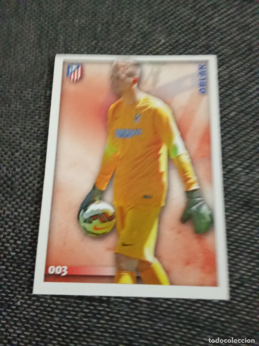 Cromos de F&uacute;tbol: 3 oblak atl&eacute;tico de Madrid las fichas de la liga 2015