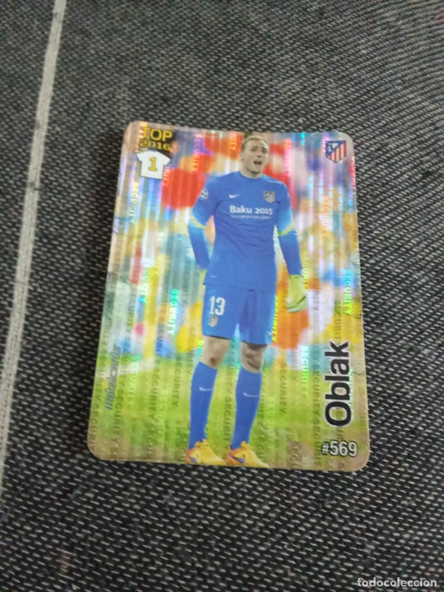 Cromos de F&uacute;tbol: 569 oblak 1 top 2016 security las fichas de la liga 2016