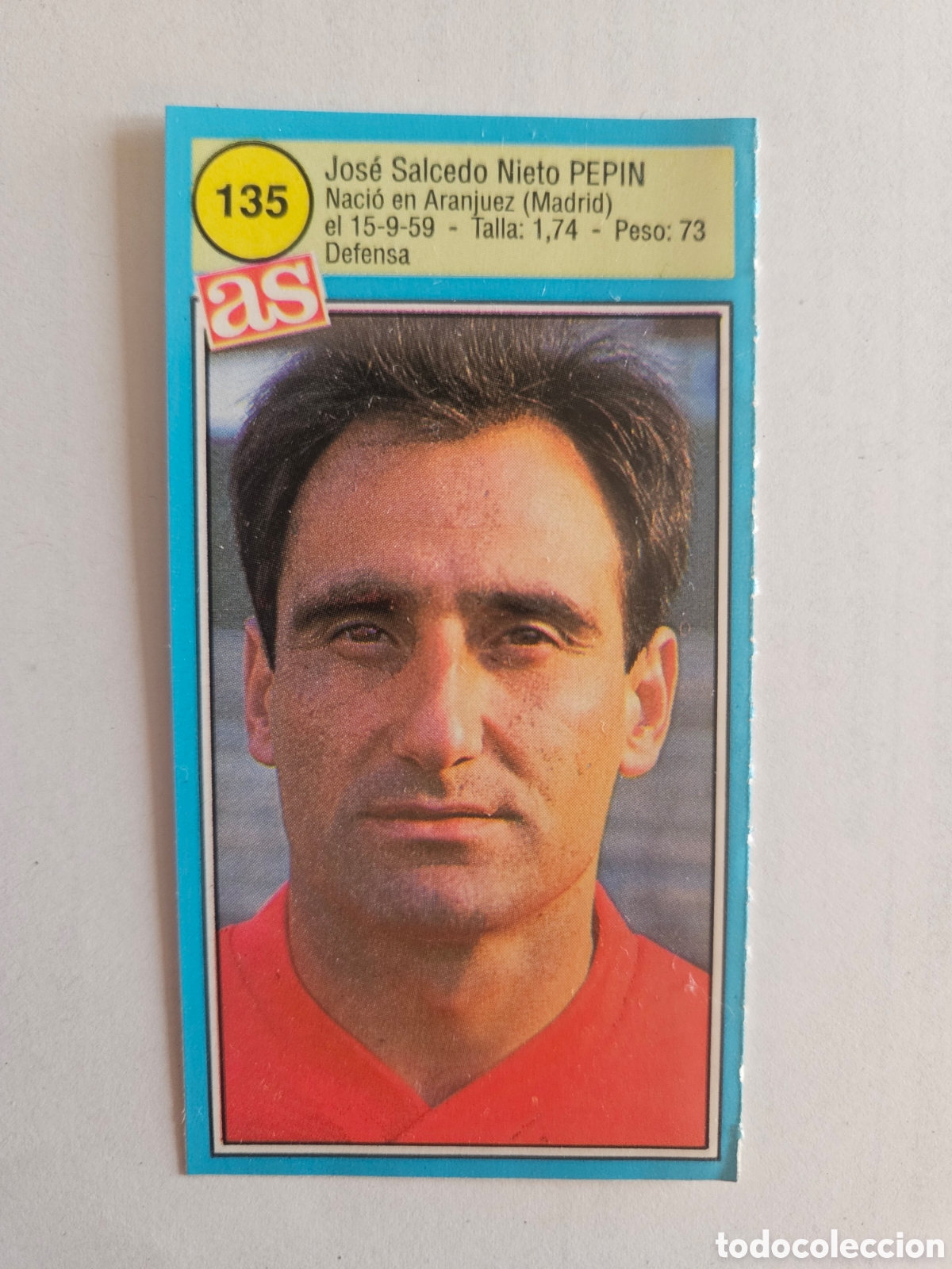 Figurine di Calcio: PEPIN OSASUNA AS 1990 1991 CROMO FUTBOL LIGA 90 91 SIN PEGAR - 135