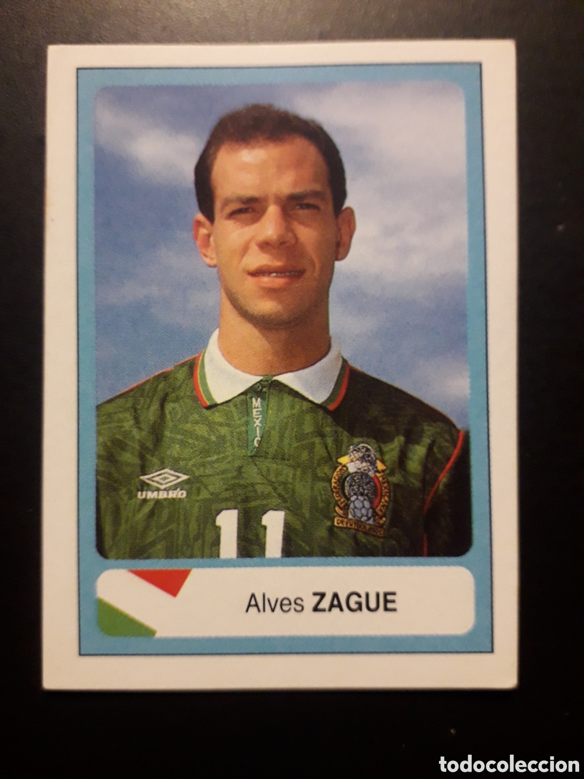 Figurine di Calcio: ZAGUE M&Eacute;XICO N&deg; 313 MUNDIAL F&Uacute;TBOL USA/ ESTADOS UNIDOS 94 1994 ED ESTADIO SIN PEGAR PEDIDO M&Iacute;NIMO 3&euro;