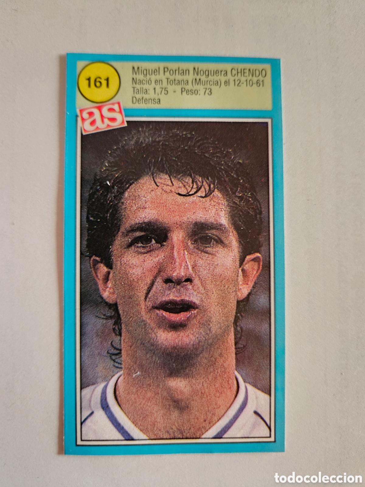 Cromos de F&uacute;tbol: CHENDO REAL MADRID AS 1990 1991 CROMO FUTBOL LIGA 90 91 - SIN PEGAR - 161