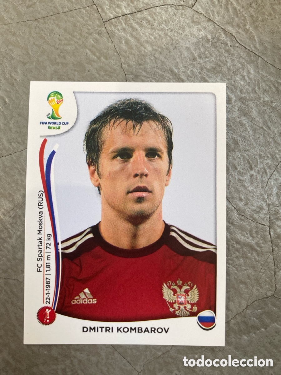 Cromos de F&uacute;tbol: Cromo Mundial Brasil 2014 Rusia N* 608