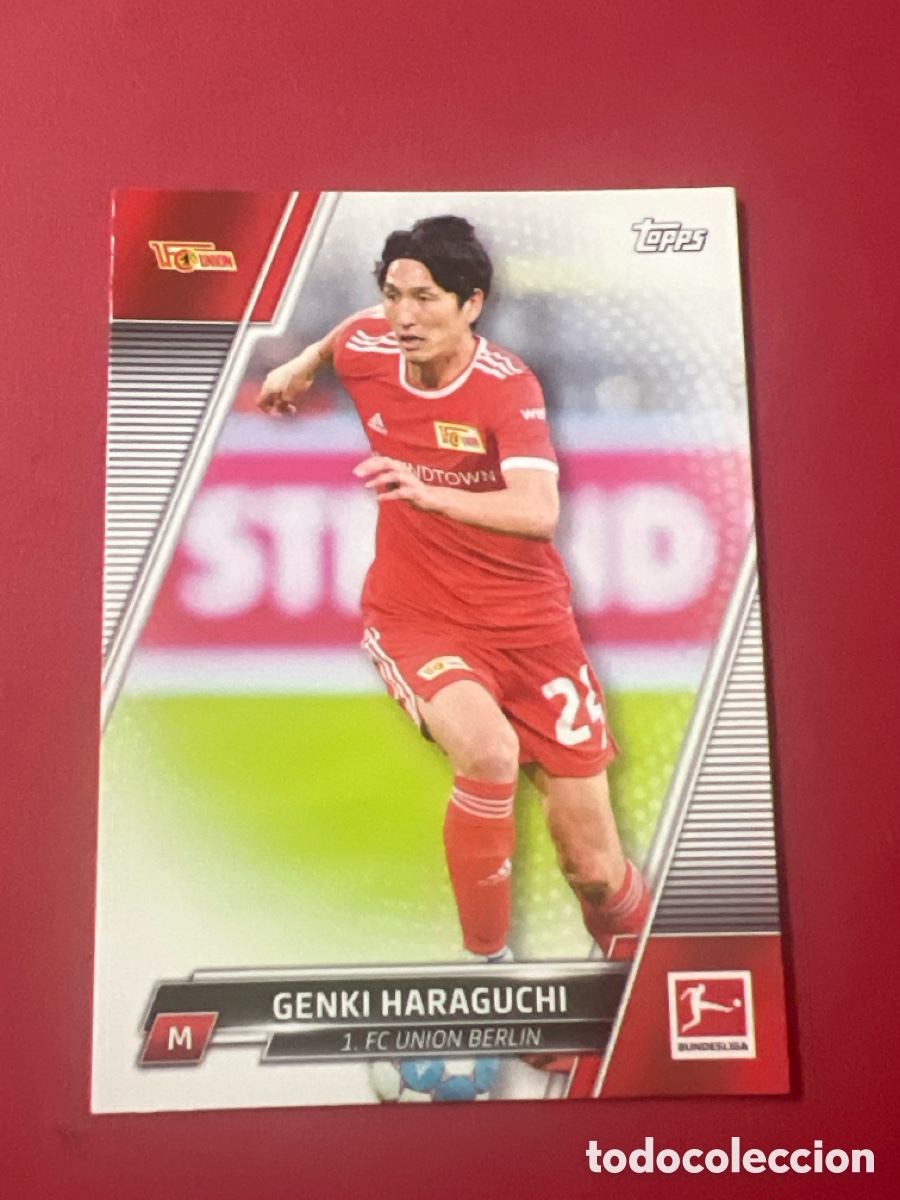 Cromos de F&uacute;tbol: C311. TOPPS BUNDESLIGA 21-22 : 26 GENKI HARAGUCHI ( FC UNION BERLIN )