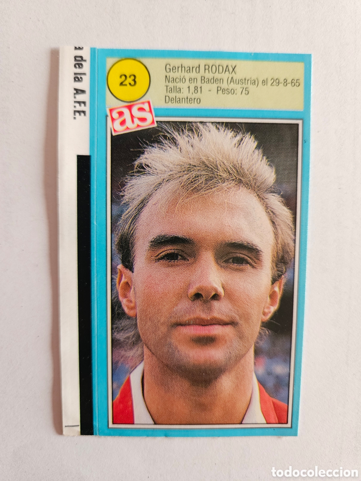 Cromos de F&uacute;tbol: RODAX AT MADRID AS 1990 1991 CROMO FUTBOL LIGA 90 91 - SIN PEGAR - 23
