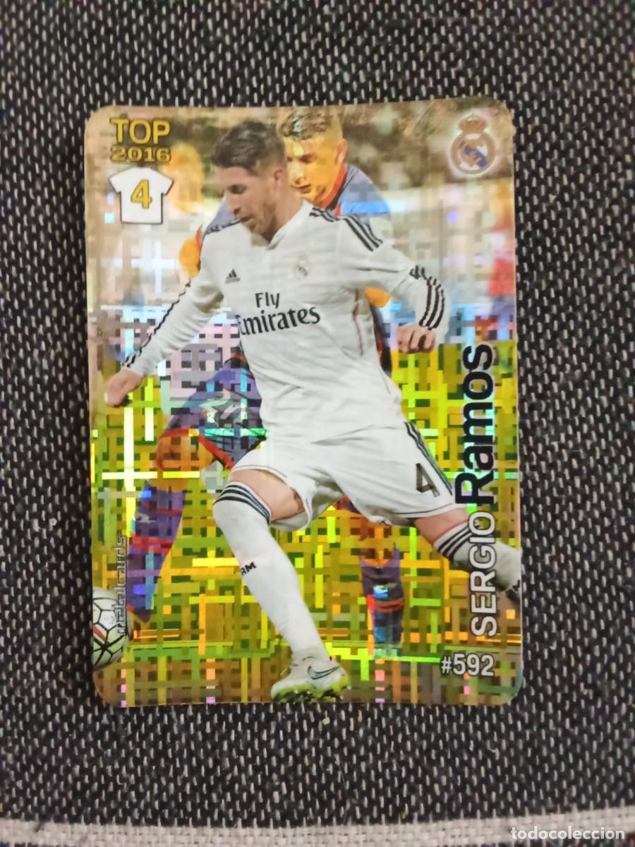 Cromos de F&uacute;tbol: 592 Sergio ramos top 2016 Tetris las fichas de la liga 2016