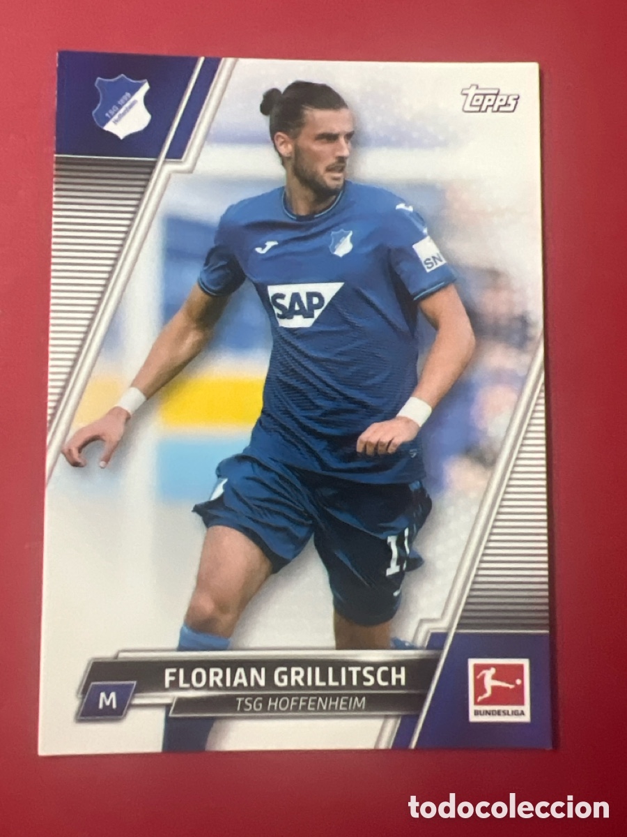 Cromos de Futebol: 91 FLORIAN GRILLITSCH TSG HOFFENHEIM CROMO FUTBOL TOPPS BUNDESLIGA 21-22 LIGA ALEMANIA 2021-2022