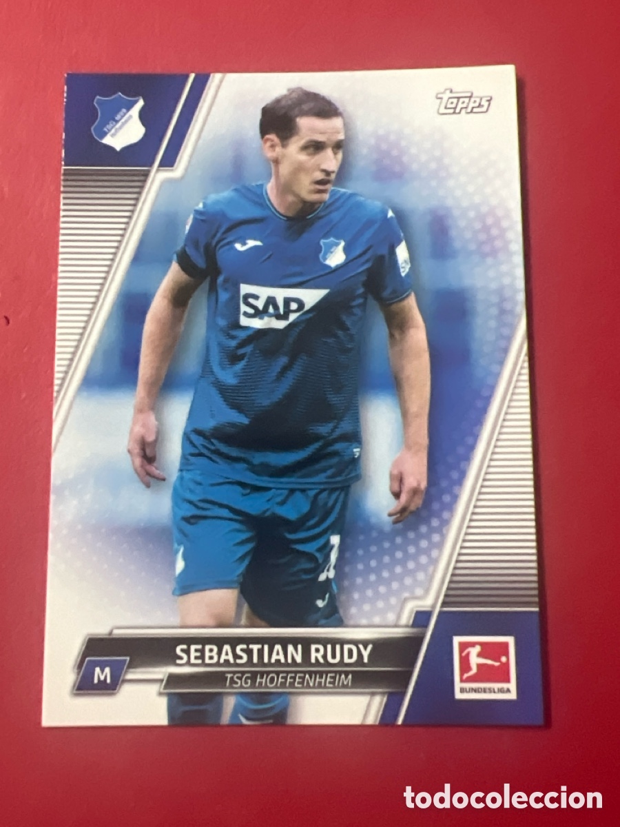 Cromos de Futebol: C321. 98 SEBASTIAN RUDY TSG HOFFENHEIM CROMO FUTBOL TOPPS BUNDESLIGA 21-22 LIGA ALEMANIA 2021-2022