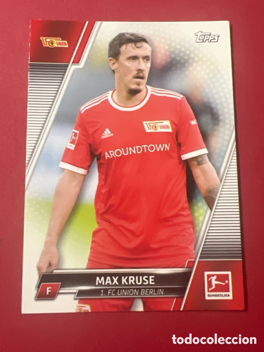 Cromos de F&uacute;tbol: C338. Tarjeta Topps Bundesliga F&uacute;tbol 2021/22 N&deg; 21 Max Kruse