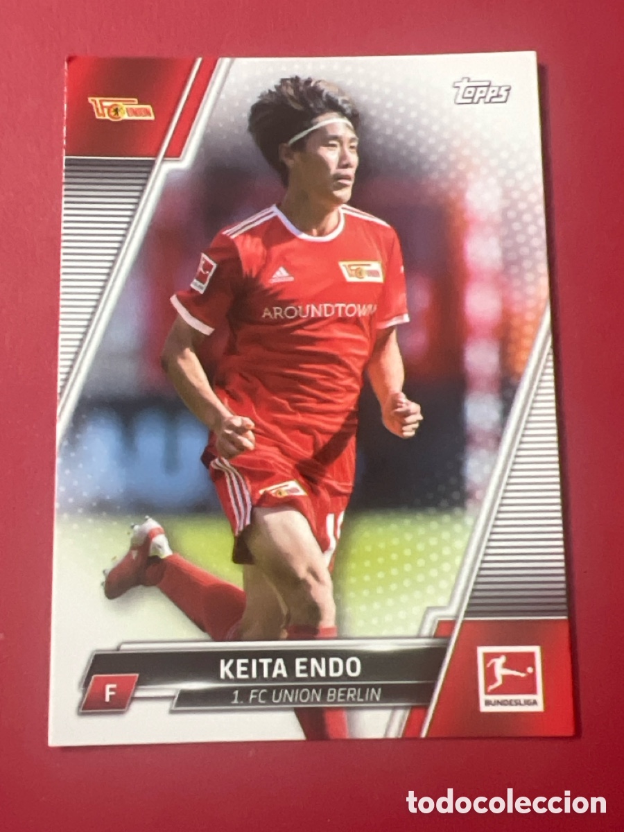 Cromos de Futebol: C340. Tarjeta Topps Bundesliga F&uacute;tbol 2021/22 N&deg; 29 Keita Endo