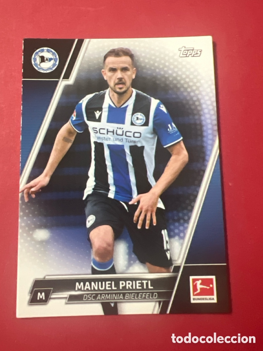 Cromos de Futebol: C343. 36 MANUEL PRIETL ARMINIA BIELEFELD CROMO FUTBOL TOPPS BUNDESLIGA 21-22 LIGA ALEMANIA 2021-2022