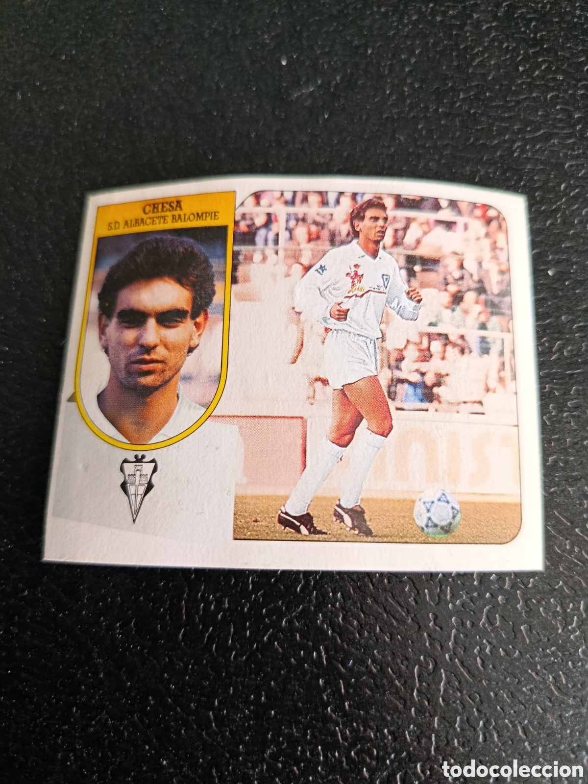 Cromos de F&uacute;tbol: CHESA ALBACETE COLOCA LIGA ESTE 1991/92 91 92 CARTON DESPEGADO