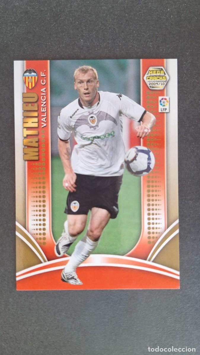Cromos de F&uacute;tbol: L1 MATHIEU VALENCIA C. F. 278 PANINI MEGACRACKS 2009 2010 09 10