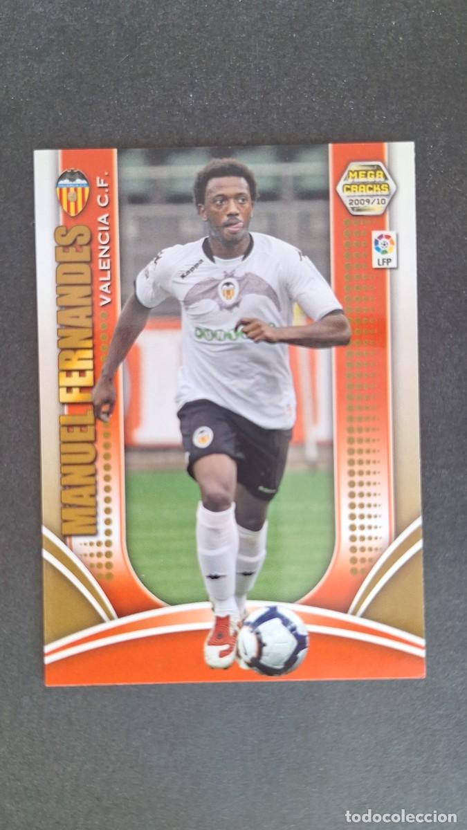 Cromos de F&uacute;tbol: L1 MANUEL FERNANDES VALENCIA C. F. 281 PANINI MEGACRACKS 2009 2010 09 10
