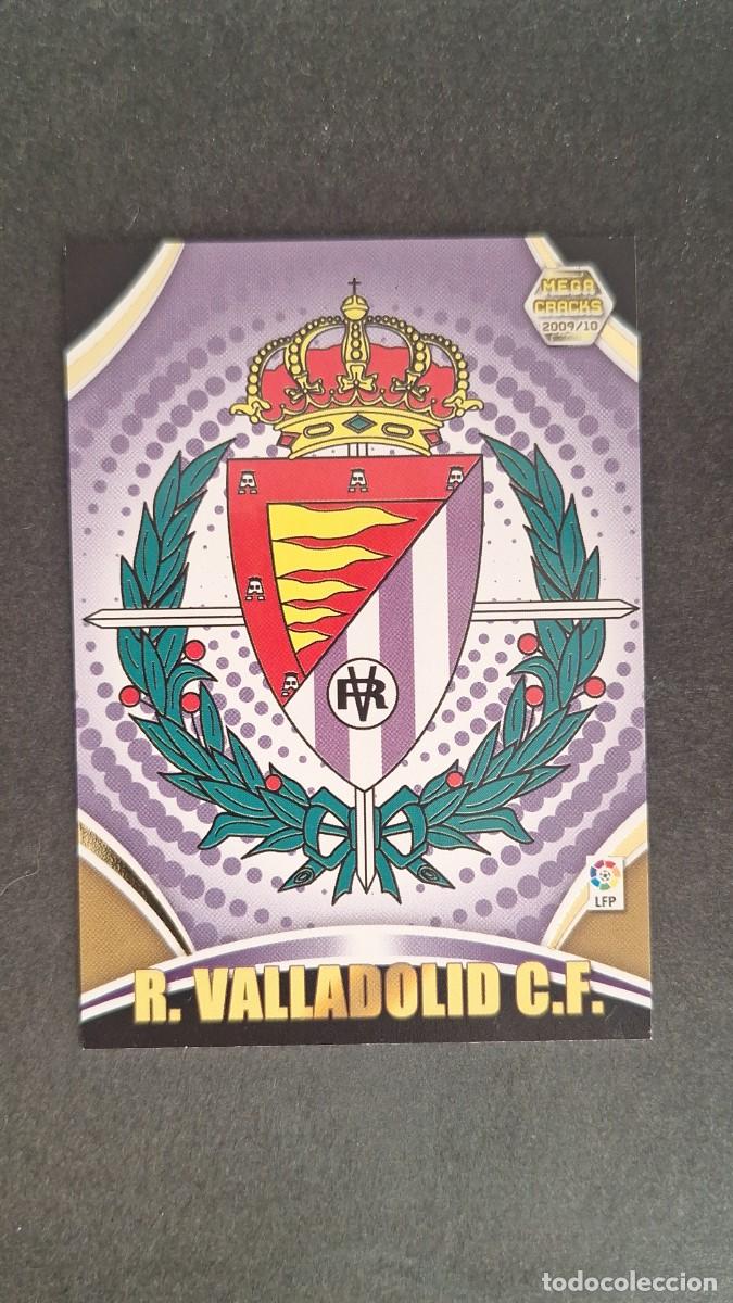 Cromos de F&uacute;tbol: L1 ESCUDO REAL VALLADOLID 289 PANINI MEGACRACKS 2009 2010 09 10