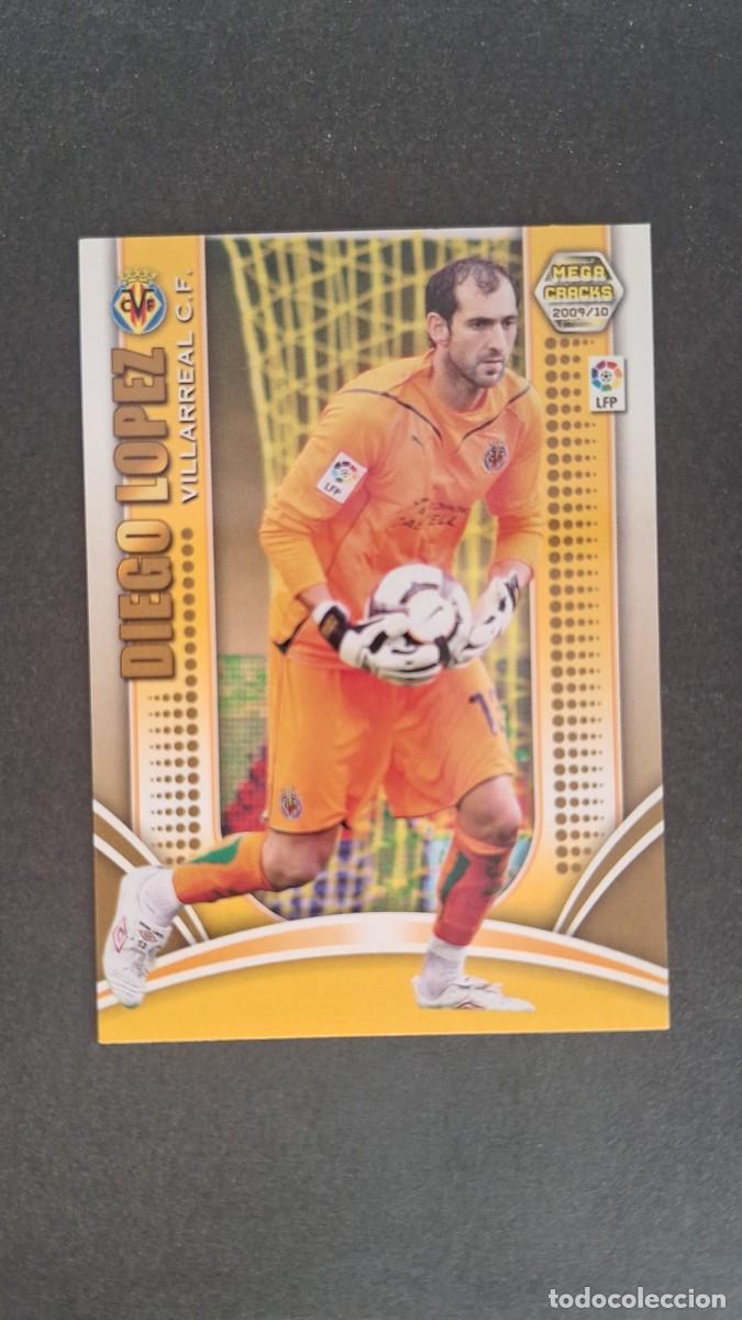 Cromos de F&uacute;tbol: L1 DIEGO LOPEZ VILLARREAL C. F. 308 PANINI MEGACRACKS 2009 2010 09 10